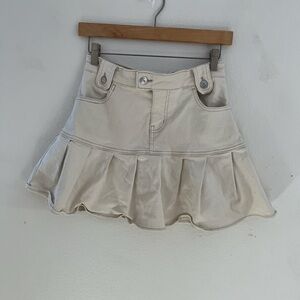 Wild Fable Cream Skater Skirt